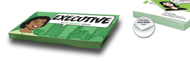 24pt "Executive" Green Seam
